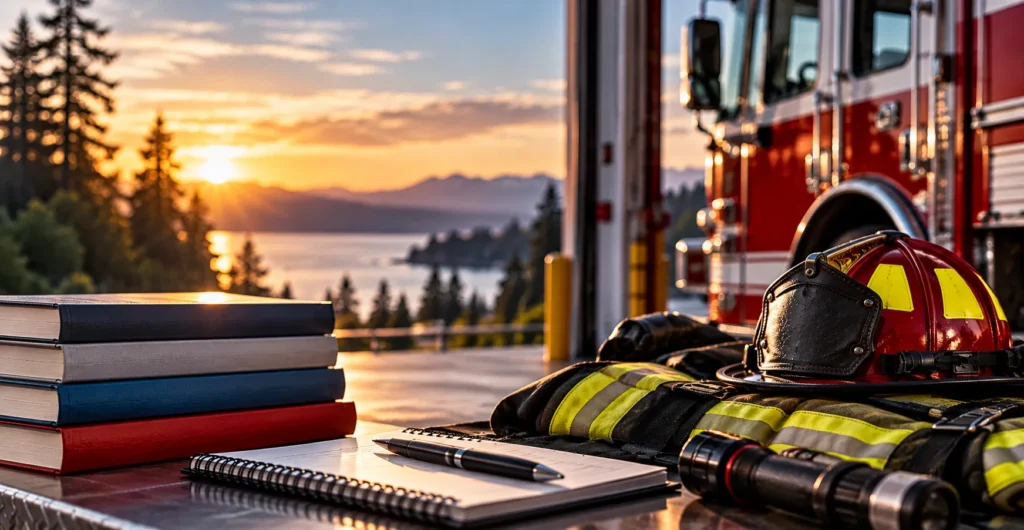 Sunset Readiness_ Firefighter Gear and Books